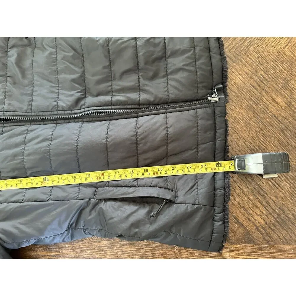 The North Face Black Reversible Jacket Small Sherpa